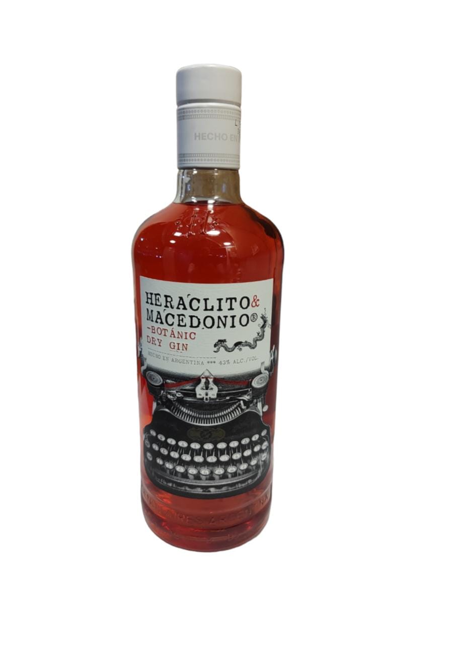 WhatsApp Image 2023-06-11 at 11.19.24 AM Heraclito & Macedonio Dry Gin 750 ml - Imagen 1